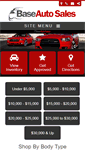Mobile Screenshot of baseautosalesllc.com