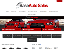 Tablet Screenshot of baseautosalesllc.com